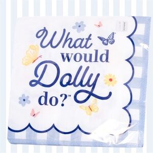 Dolly Parton “What Would Dolly Do?” Luncheon Napkins | Wildflowers | 48 Ct